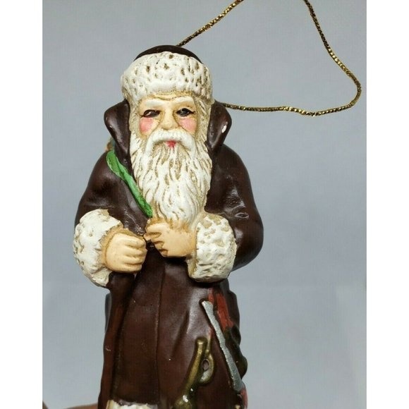 Vintage 1986 Christmas Reproduction Inc 1917 Santa Clause Ornament Made In Korea - Picture 7 of 12